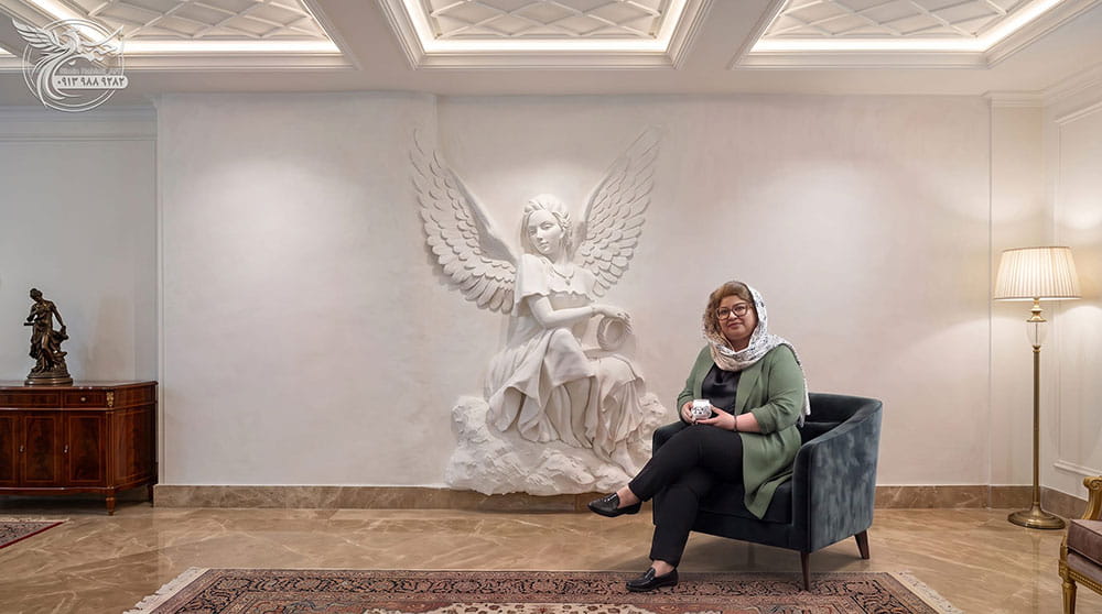 Venetian plaster walls