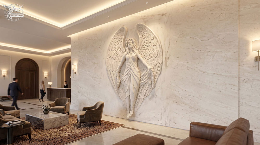 قاب بندی دیوار پذیرایی